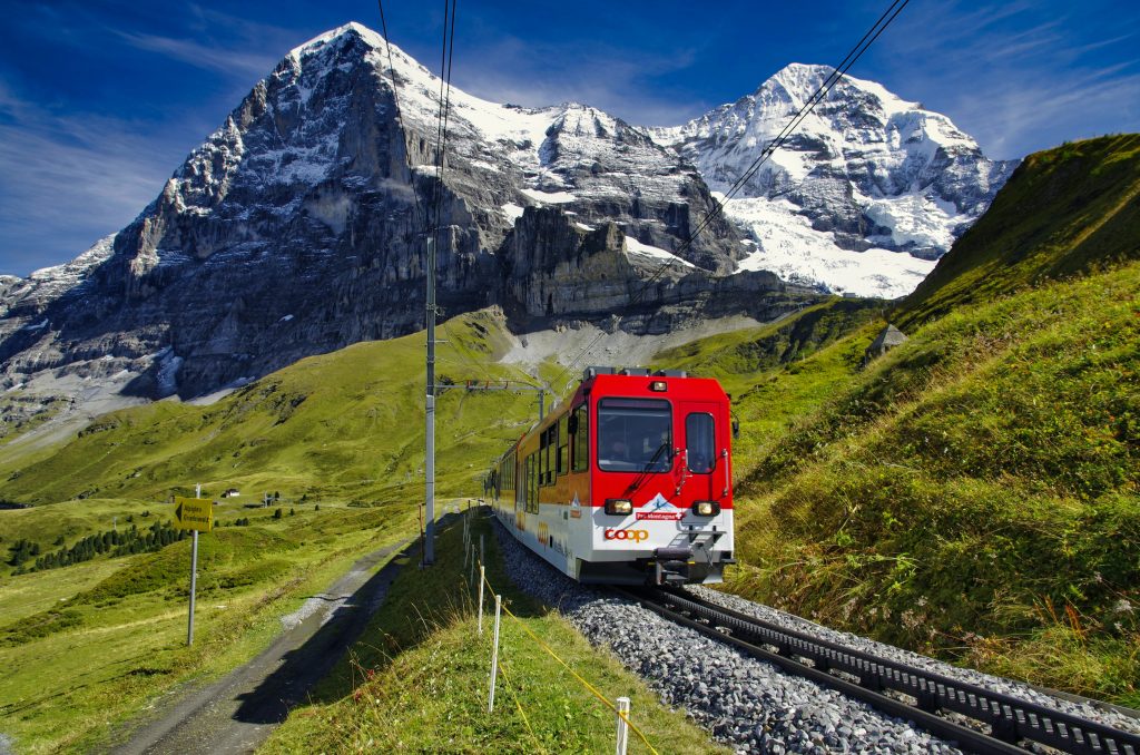 train mountains interrail