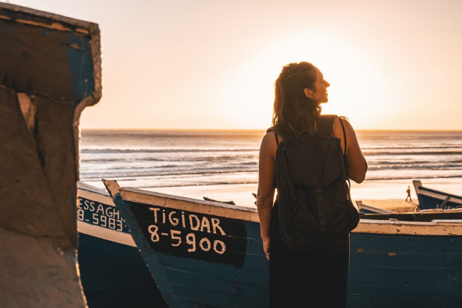 Tropicfeel Nook Backpack Photo at sunset woman